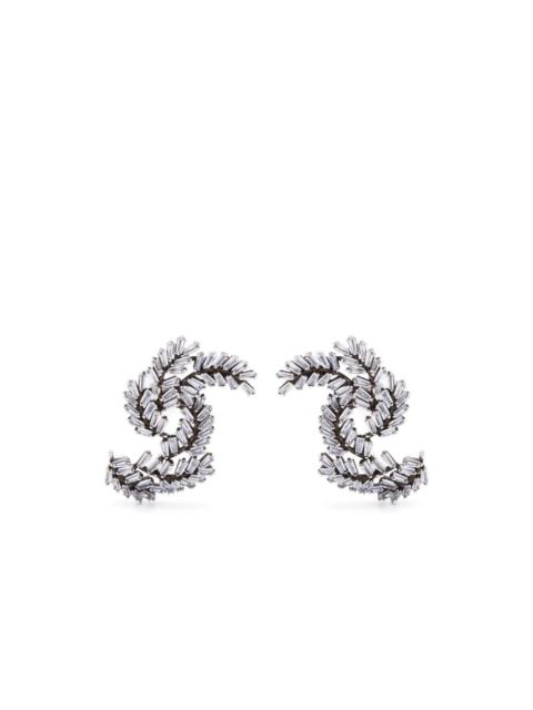 Celenia crystal-embellished earrings