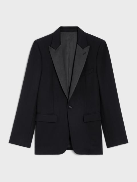 classic tux jacket in grain de poudre