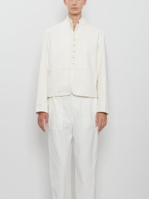 pas de calais 11.5oz Natural Slub Denim Jacket — Ivory