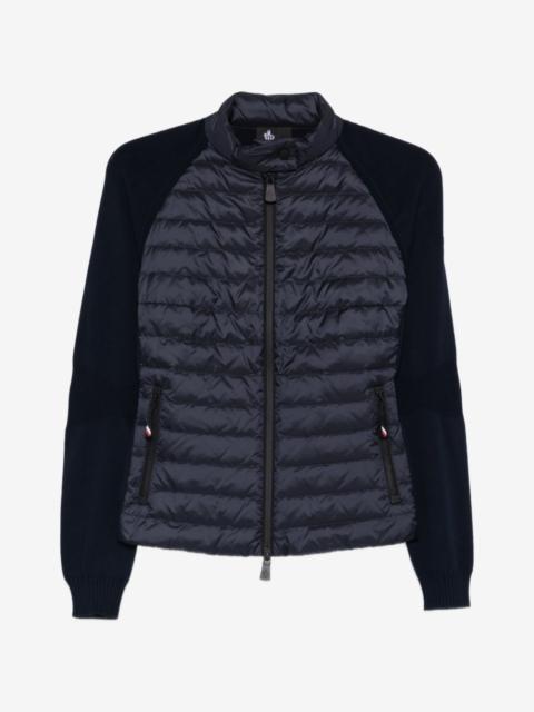 Moncler Grenoble padded zip-up cardigan