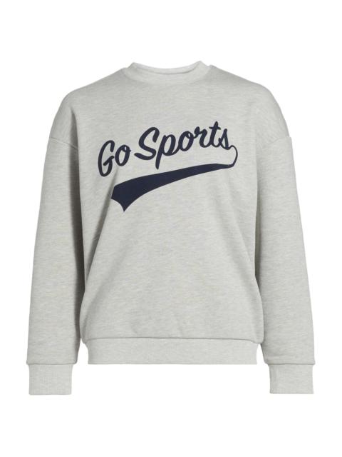 Favorite Daughter Women's Go Sports Cotton Sweatshirt - Heather Grey
