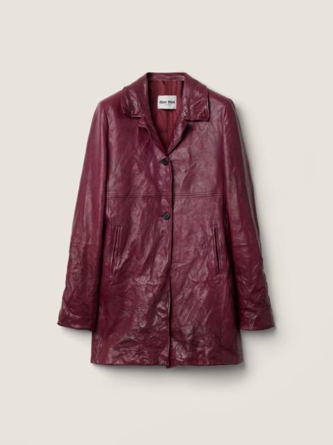 Miu Miu Leather coat