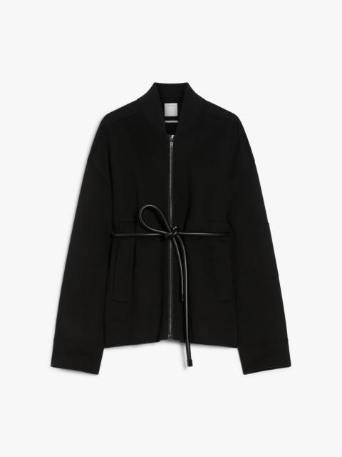 Sportmax VITALBA Oversized wool bomber jacket