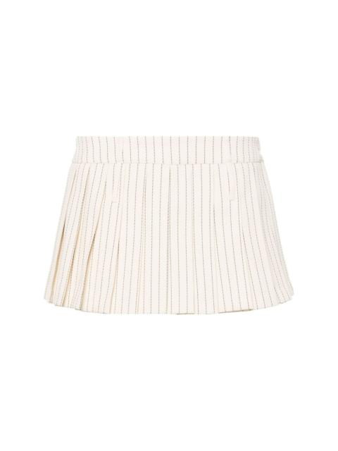 Blake pleated miniskirt