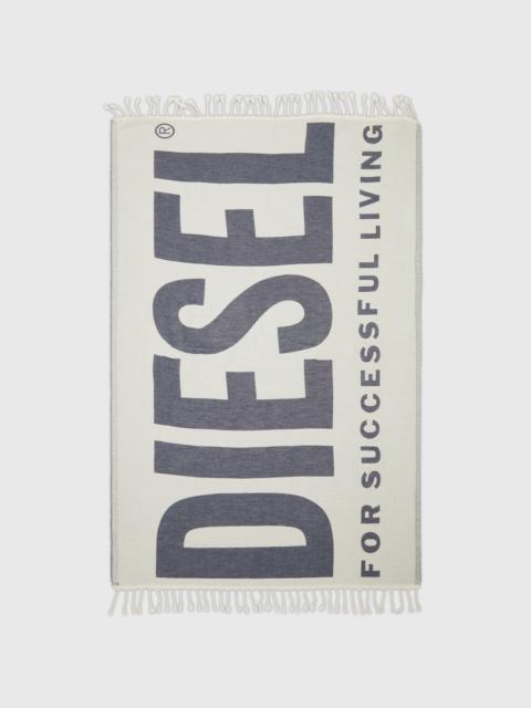 Diesel FRINGED BEACH TOWEL WITH LOGO