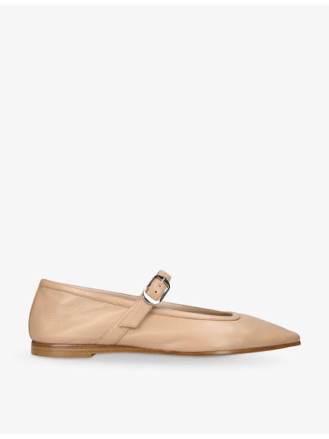 LE MONDE BÉRYL Mary Jane leather flats