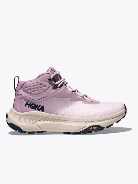 HOKA Women's Transport Hike GTX Shoes in Fragrant Lilac/Lilac Cream