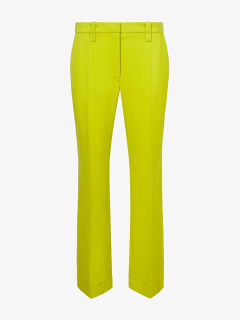 Proenza Schouler Viscose Suiting Crop Flare Pants