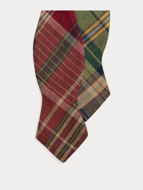 Polo Ralph Lauren Plaid Linen Bow Tie