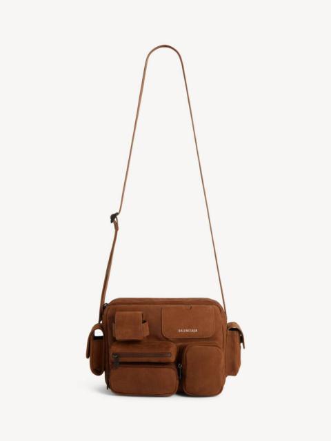 BALENCIAGA Men's Superbusy Camera Bag in Caramel