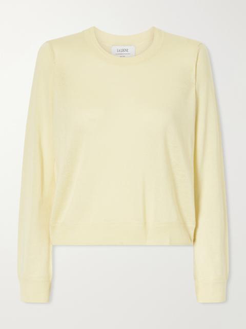 LA LIGNE Ben Silk, Wool And Cashmere-blend Sweater