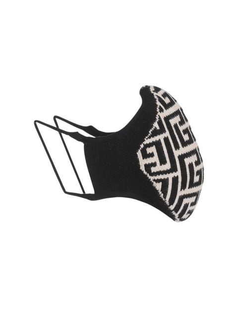 Balmain Cotton mask with Balmain logo