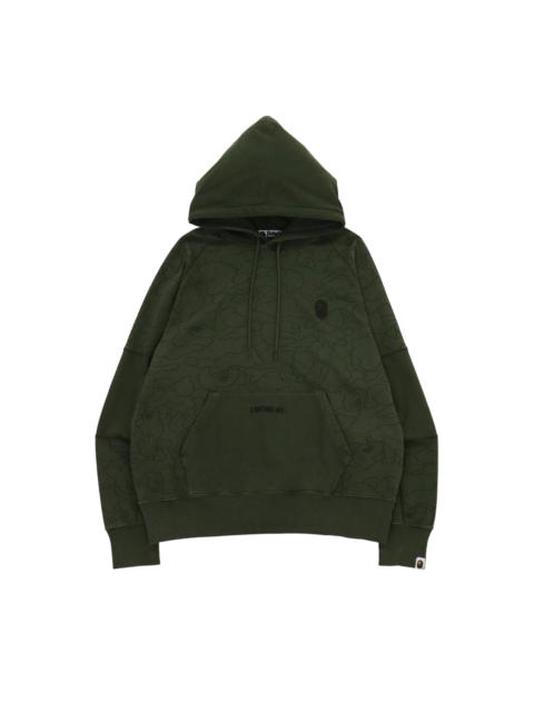 A BATHING APE® BAPE Line 1st Camo Washed Relaxed Fit Pullover Hoodie 'Olive Drab'