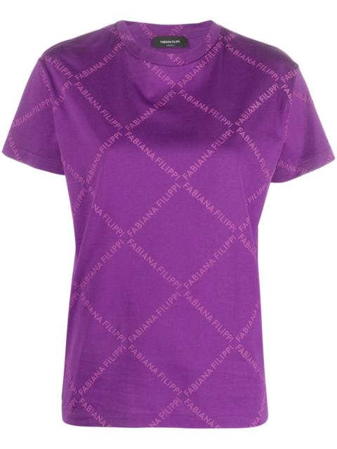 FABIANA FILIPPI logo-print cotton T-shirt