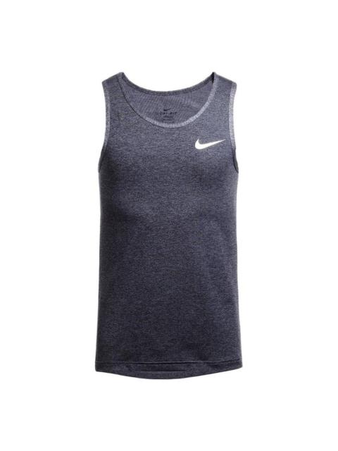 Nike Nike Pro Hyperelite Knit Tank Casual Sports Running Training Vest Gray 822875-060