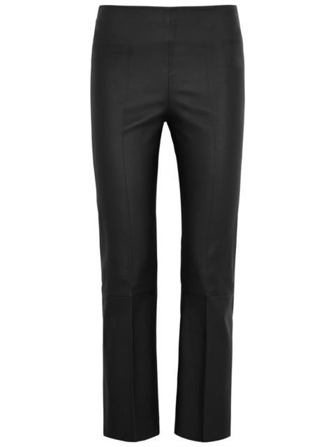 BY MALENE BIRGER Florentina cropped leather leggings