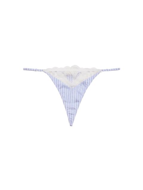 Fleur du Mal Hampton Poplin V-String