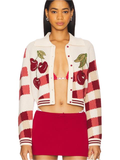House of Sunny Cherry Tripper Cardi