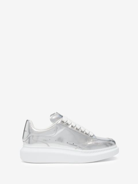 Women's Oversized Sneaker in Silver