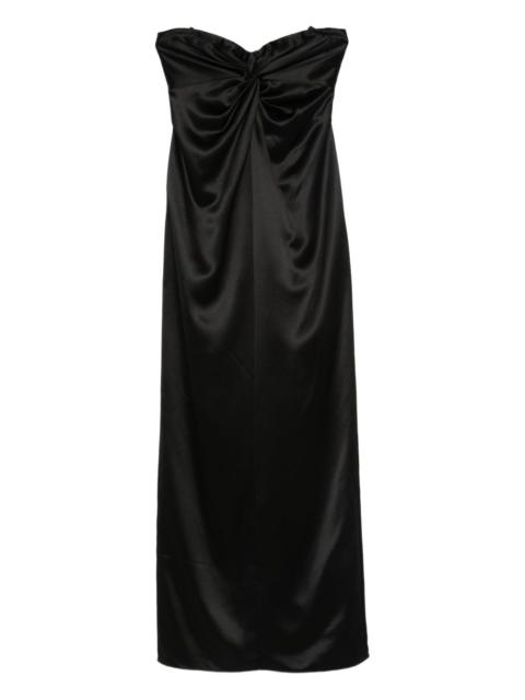 RETROFÊTE twisted strapless dress