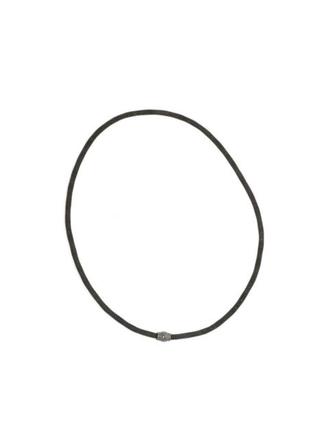 GIORGIO ARMANI tubular necklace