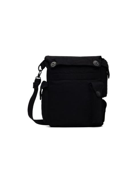 Black Cargo Messenger Bag