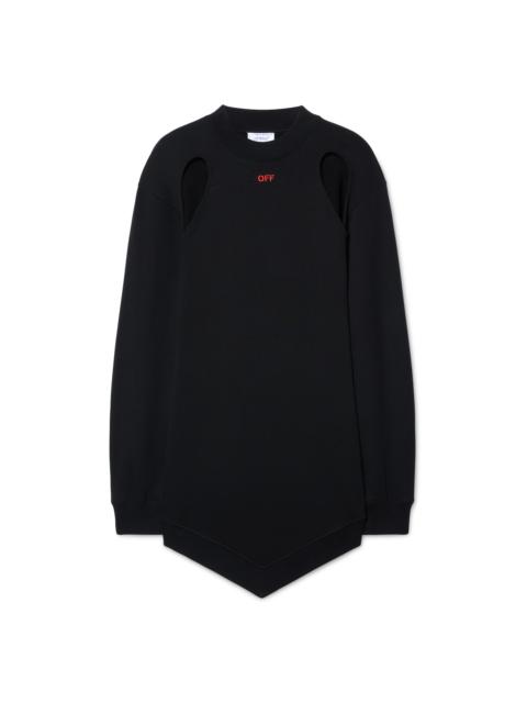 Off-White Black Stamp Bandana Dress