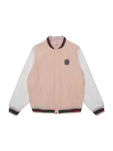 Supreme Supreme LACOSTE Wool Varsity Jacket Peach