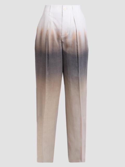 ISSEY MIYAKE Women's Plumage Pleated Pants - Chukar