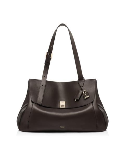 TOM FORD NATURAL LEATHER LARGE BESACE