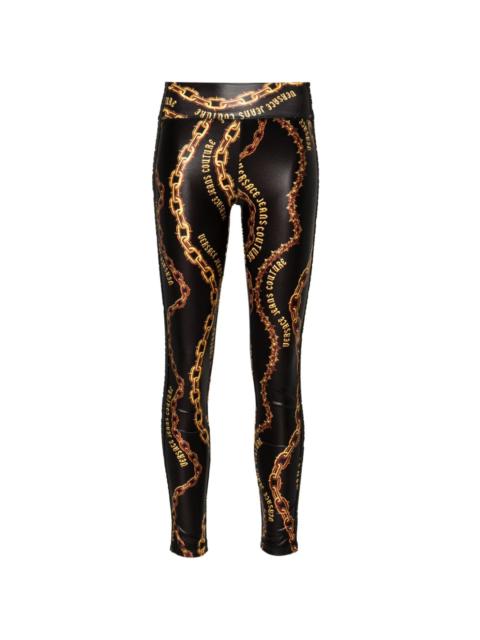 chain-print leggings