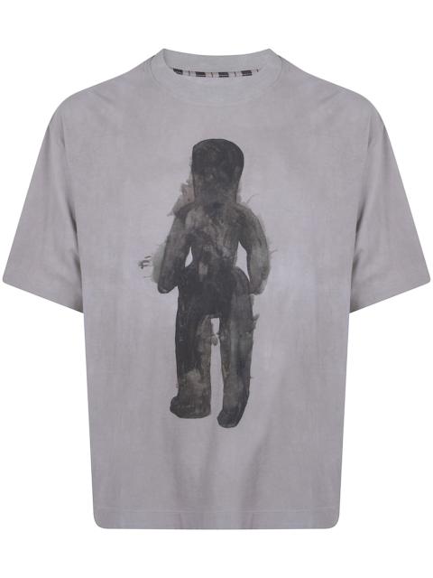 Ziggy Chen T-Shirt Printed "0M2620203 54 Grey"