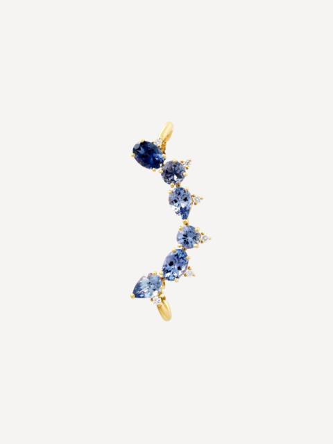 TOUS Gold Earcuff with tanzanite, iolite and diamonds TOUS ATELIER