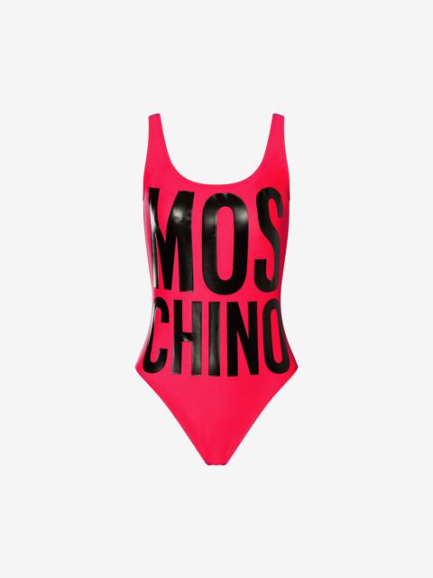 Moschino MAXI LOGO PRINT ONE-PIECE SWIMSUIT