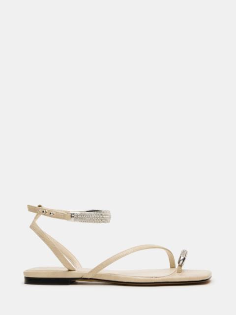 STEVE MADDEN ODYSSEY RHINESTONES BONE CROCODILE