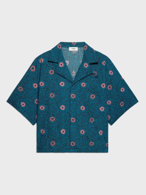 CELINE scout shirt IN cotton taffeta