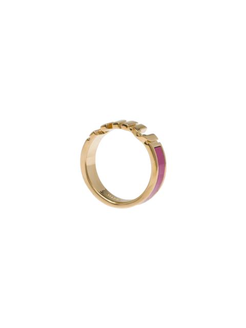 Miu Miu Enameled metal ring