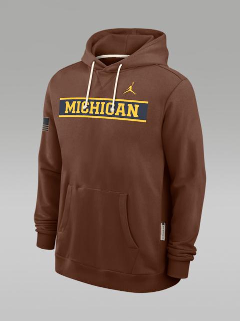 Jordan Michigan 2026 Military Appreciation Standard Issue Men's Jordan Brand Dri-FIT College Pullover Hoodi