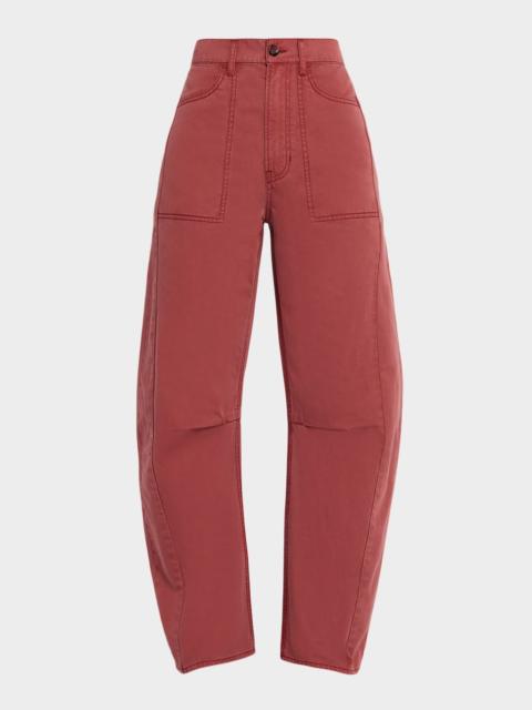VERONICA BEARD Sloan High-Rise Barrel Jeans