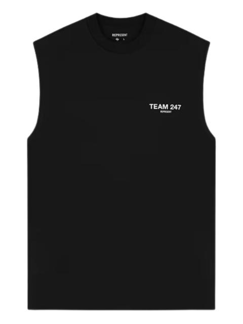 REPRESENT logo-print tank top