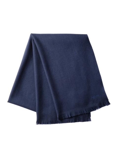 Prada Wool Twill Scarf