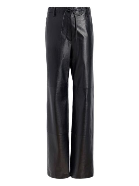 Proenza Schouler Magnus drawstring leather trousers
