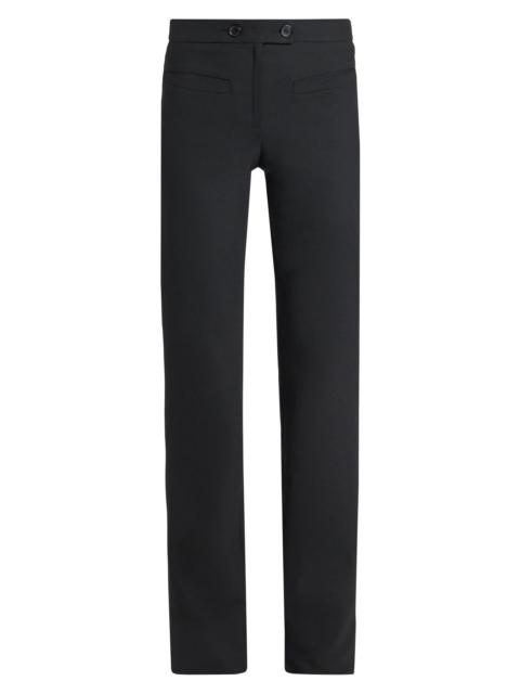 courrèges Women's Two-Button Bootcut Pants - Black