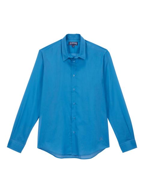 Vilebrequin Unisex Cotton Voile Lightweight Shirt Solid
