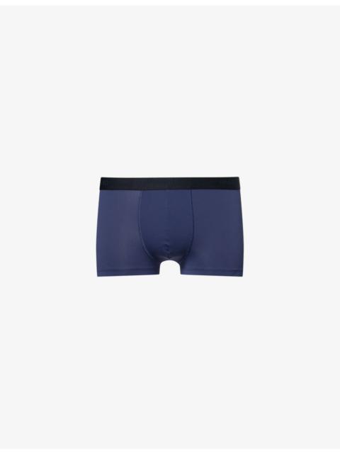 HANRO Micro-Touch Branded-Waistband Stretch-Jersey Trunks