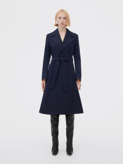 Bottega Veneta Curved Sleeves Cotton Canvas Trench