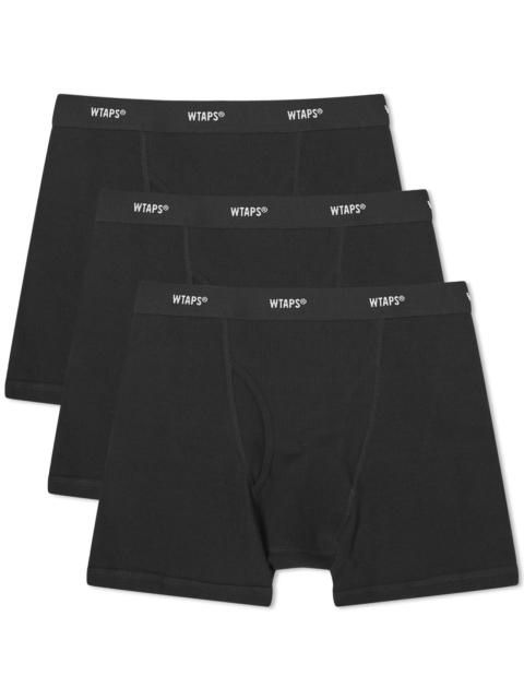 WTAPS WTAPS Skivvies 3-Pack Boxer Shorts