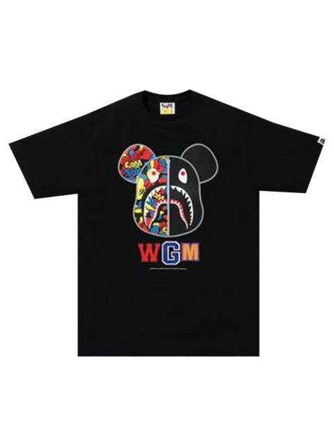 A BATHING APE® BAPE x Medicom Toy Camo Bear Tee 'Black'