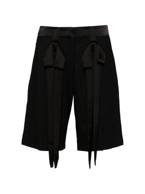 bow-embellished shorts