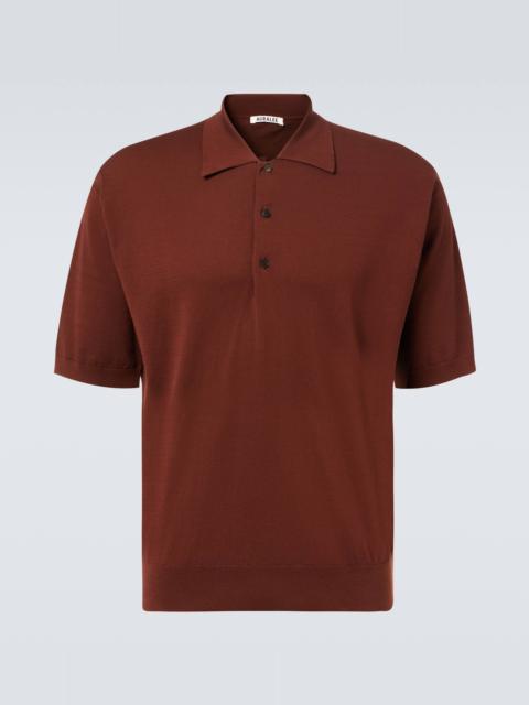 AURALEE Cotton polo shirt